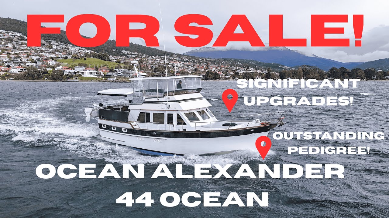 FOR SALE! Ocean Alexander 44 *AFT-CABIN PILOTHOUSE MOTOR CRUISER* 