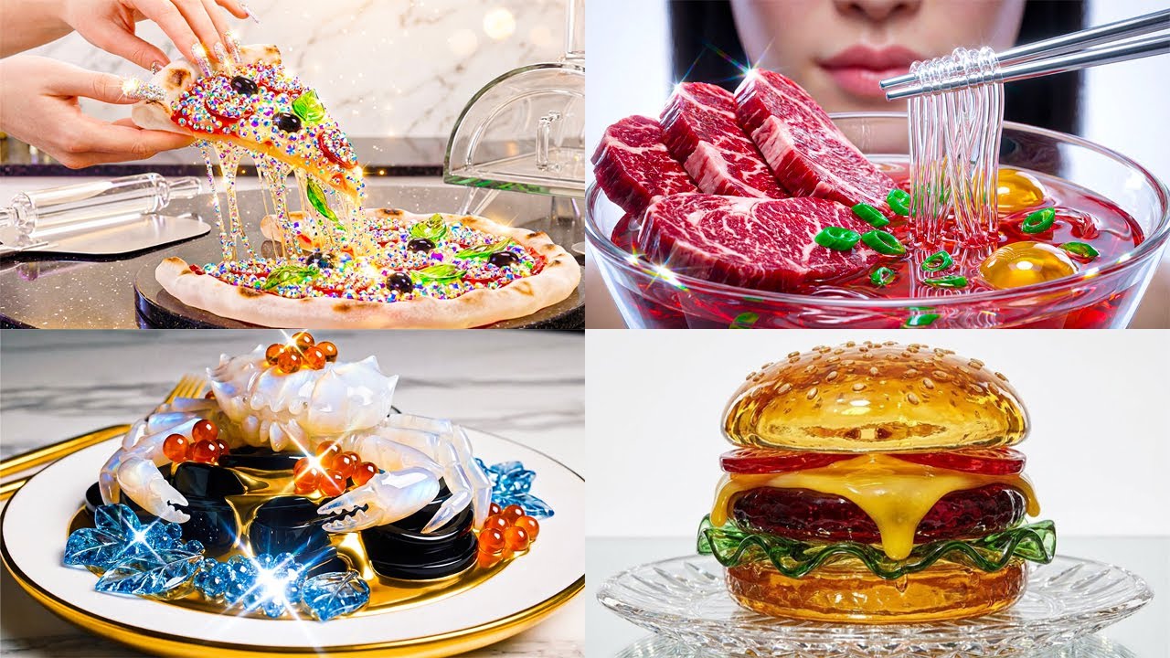 Most Craziest Glass Food Compilation Ever - Satisfying ASMR😳✨