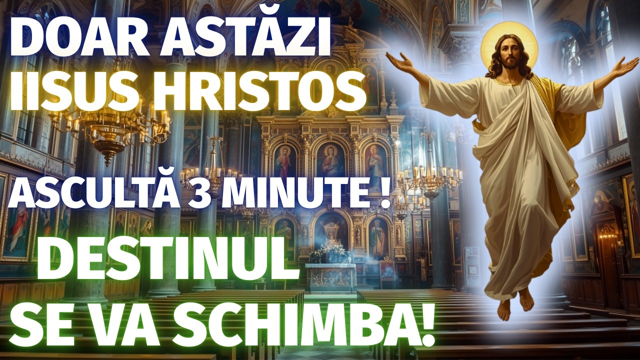 11 FEBRUARIE — IISUS HRISTOS TE ROAGĂ: DĂ-MI 3 MINUTE! DESTINUL SE VA SCHIMBA PENTRU TOTDEAUNA!