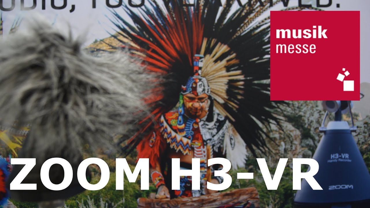 ZOOM H3 VR: портативный 3D-audio рекордер (Musikmesse 2019)
