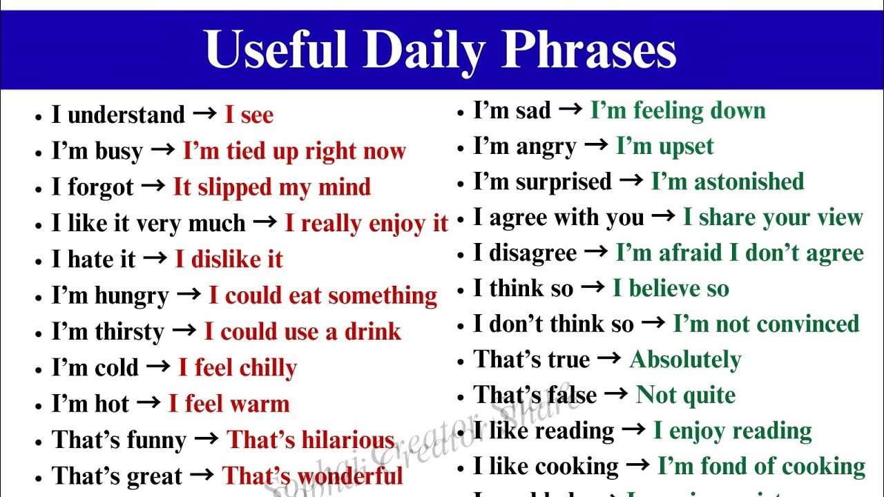 Полезные фразы на каждый день | Обычный английский против английского носителя языка | Пары для п...