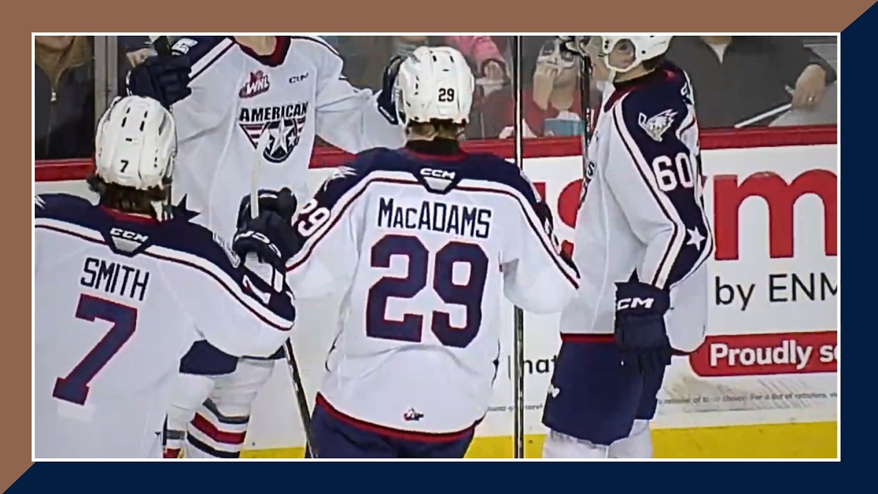 Carter MacAdams | CGY Hitmen / TC Americans | All (14) WHL Goals from 2023-24