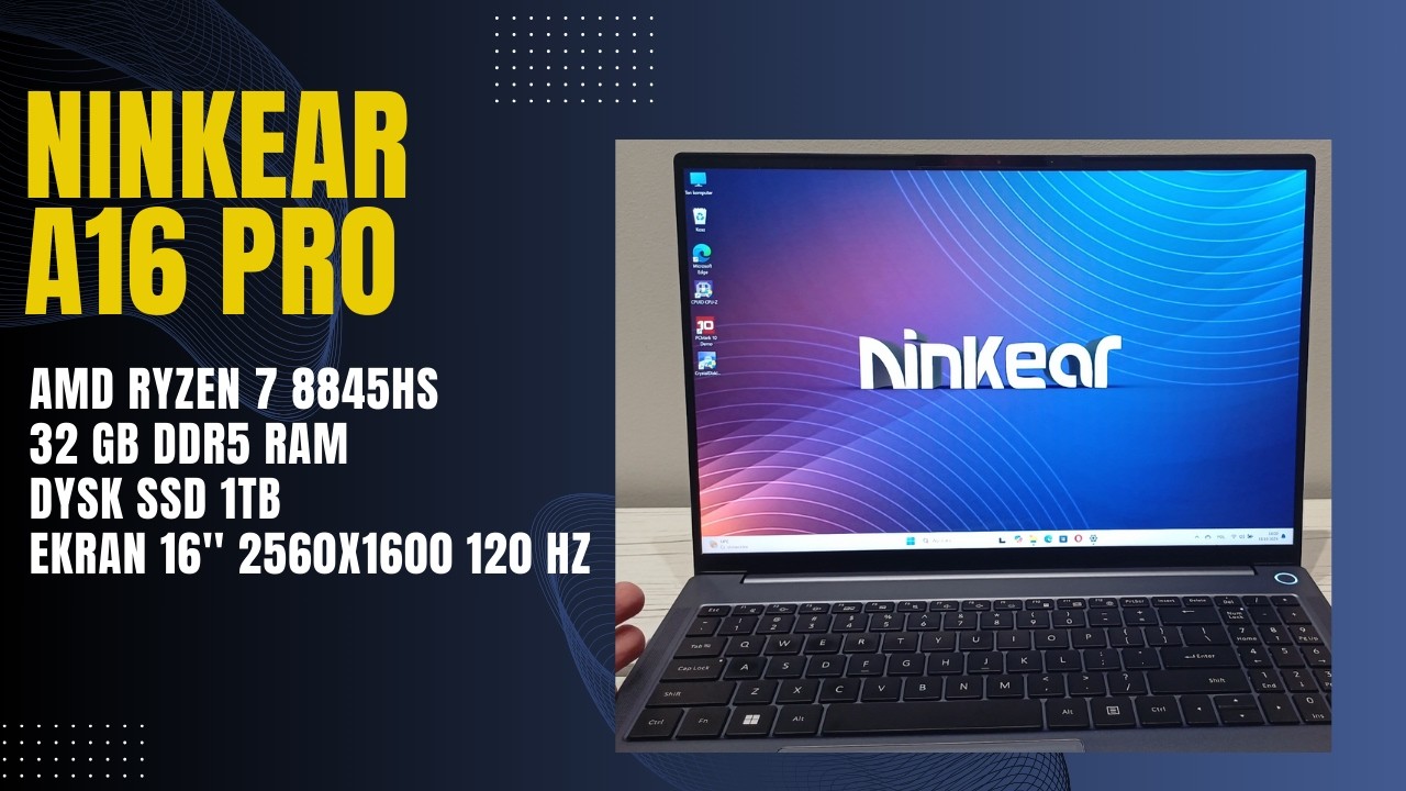 Ninkear A16 Pro - recenzja / test wydajnego laptopa do domu i biura