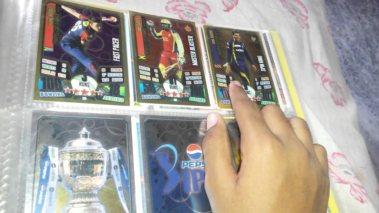 Complete collection of cricket attax 2013/2014 and