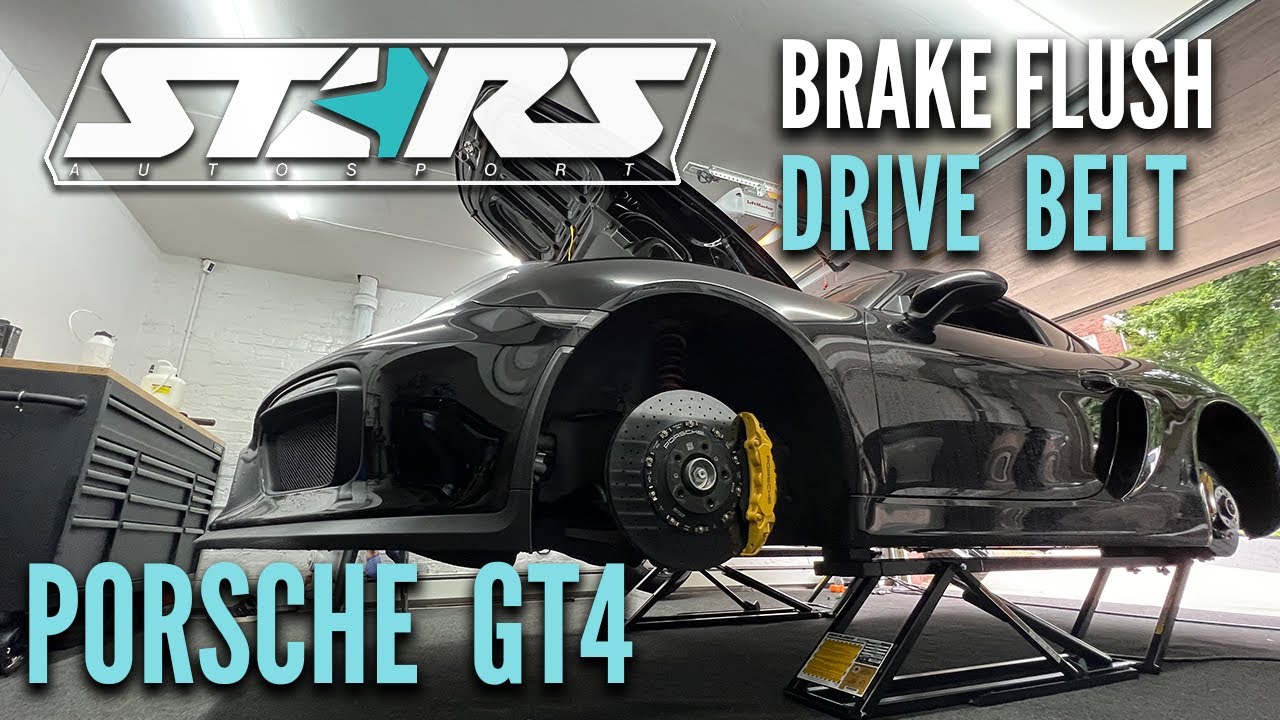Porsche GT4 - Engine Drive Belt and Brake Flush