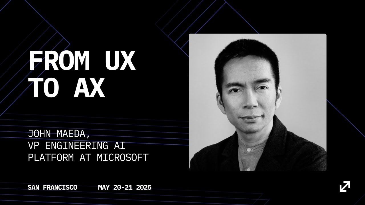 John Maeda at Upscale Conf 2025 in San Francisco