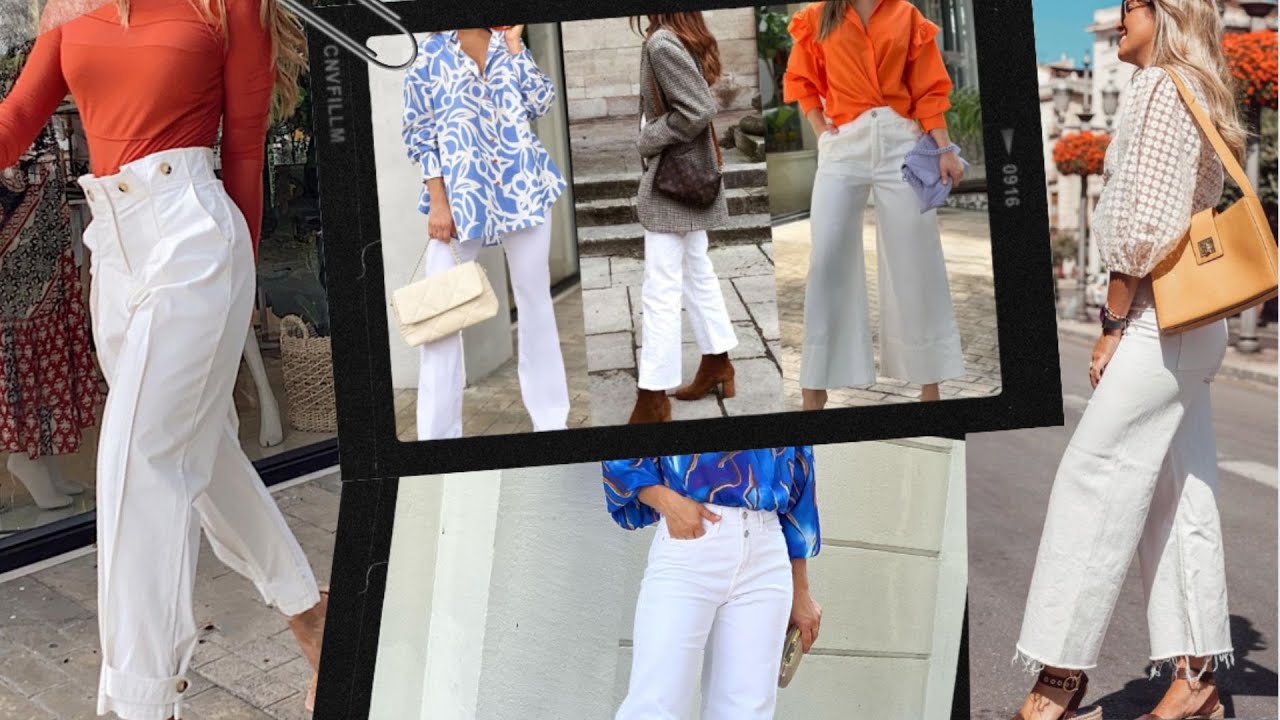 Jeans y Pantalones BLANCOS 👊 Ideas de Moda 💖