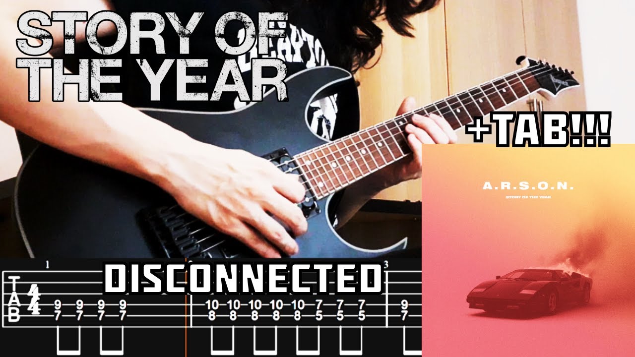 STORY OF THE YEAR - Disconnected (Guitar Cover + TAB) NEW SONG 2026!