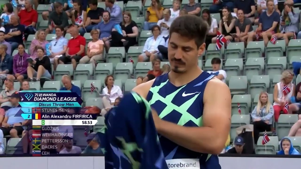 Mens Discus Throw Complete  Bislett Games  Diamond League  Bislett Stadion, Oslo   July 1, 2021