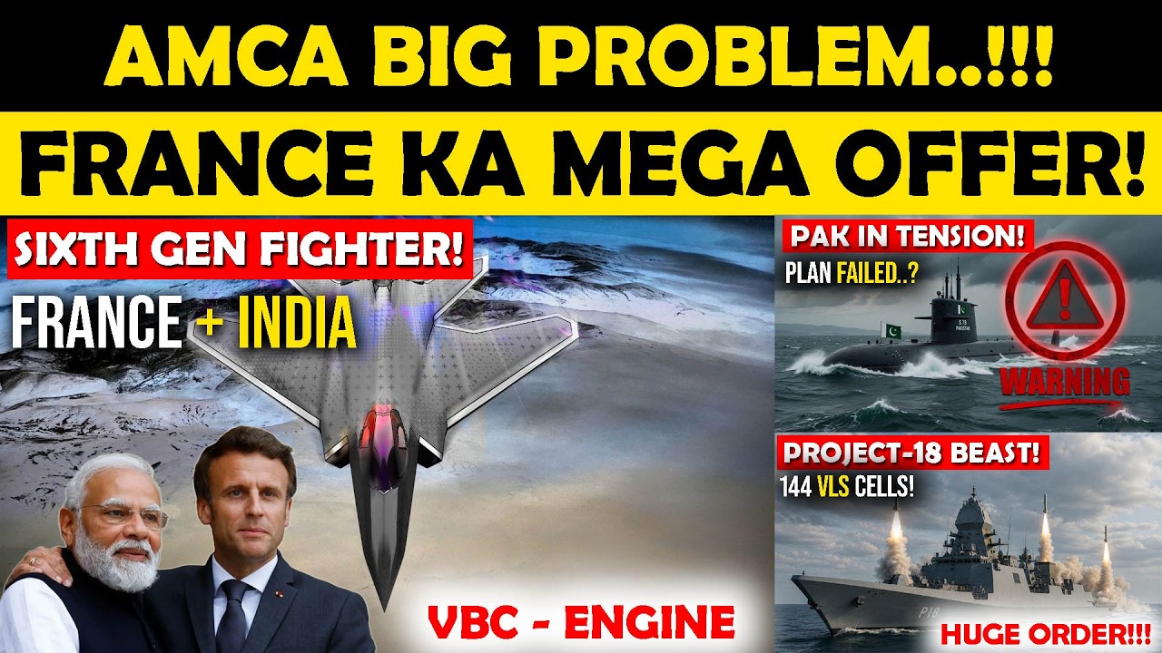 India Ko Milega 6th Gen Fighter?,Big Problem with AMCA Future,Pakistan Ki Nuclear Strategy Fail?