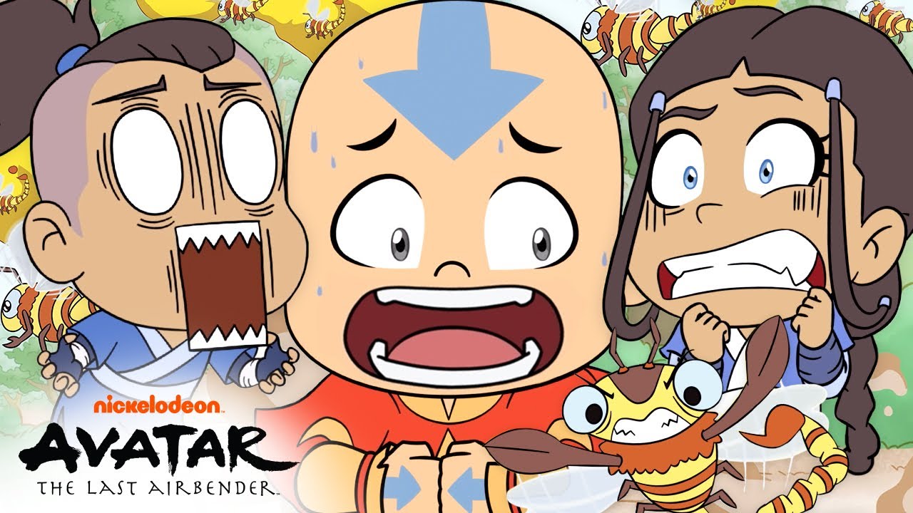 Avatar: Chibi Minis - Scorpion Bee Attack! 🐝 | Avatar: The Last Airbender