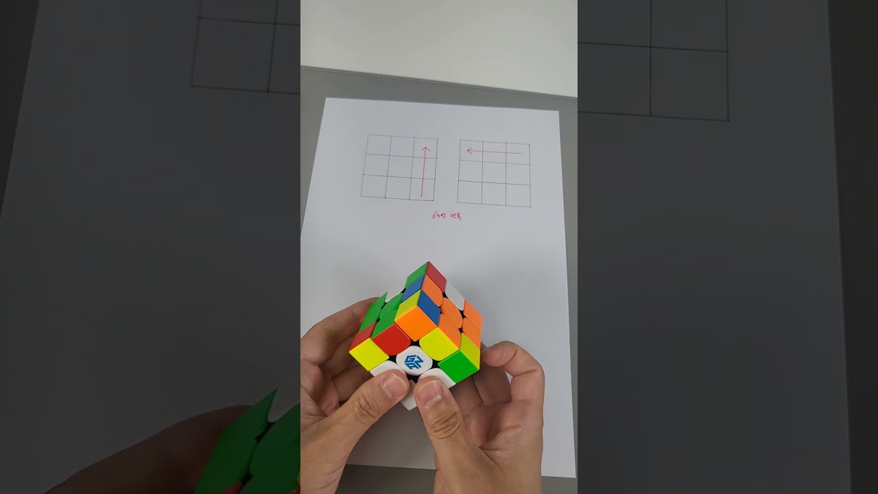 루빅스 333큐브 매직 트릭 공식 #rubikscube #rubik #speedcubing #puzzle #cubing