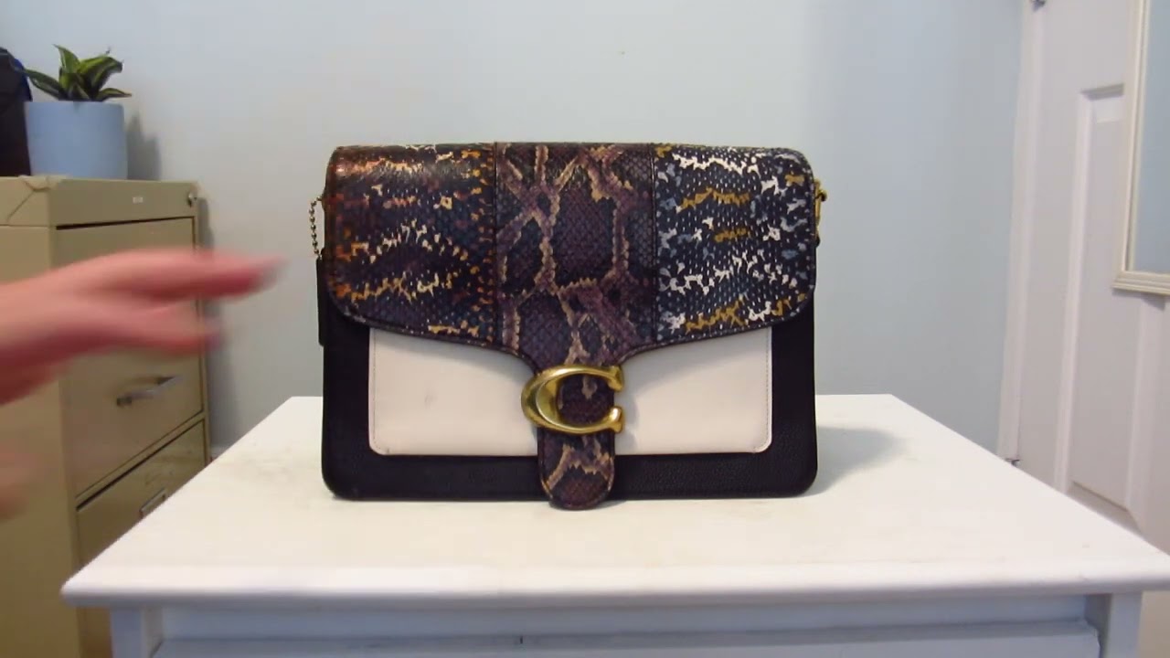 REVEAL: COACH TABBY SHOULDER BAG IN SNAKESKIN