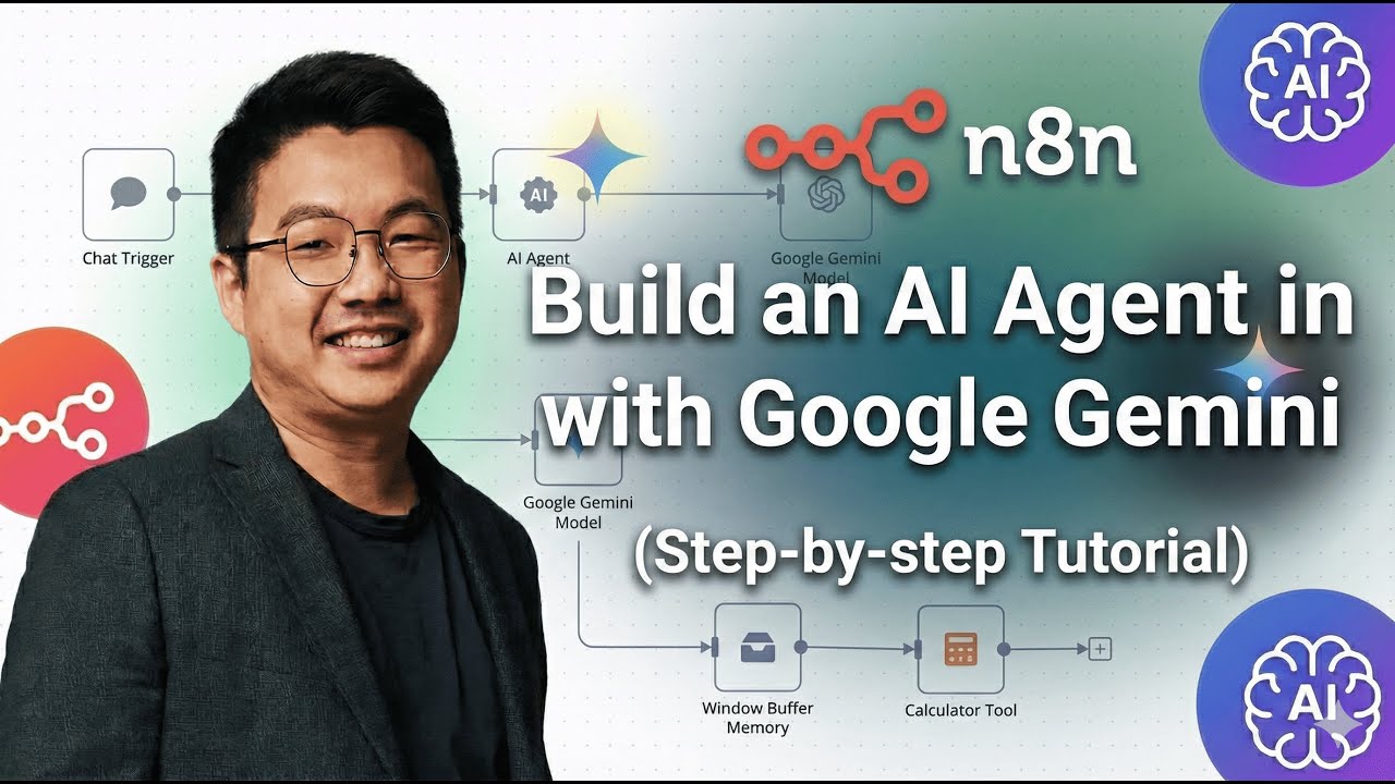 How to Build an AI Agent in n8n with Google Gemini (Step-by-Step Tutorial)