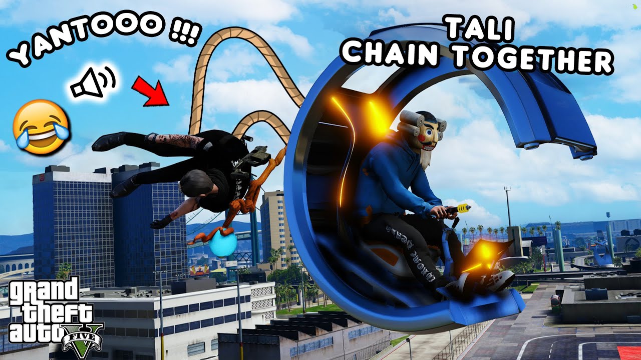 TERBANGIN ORANG PAKE  SENJATA ALIEN PENGIKAT - GTA 5 ROLEPLAY