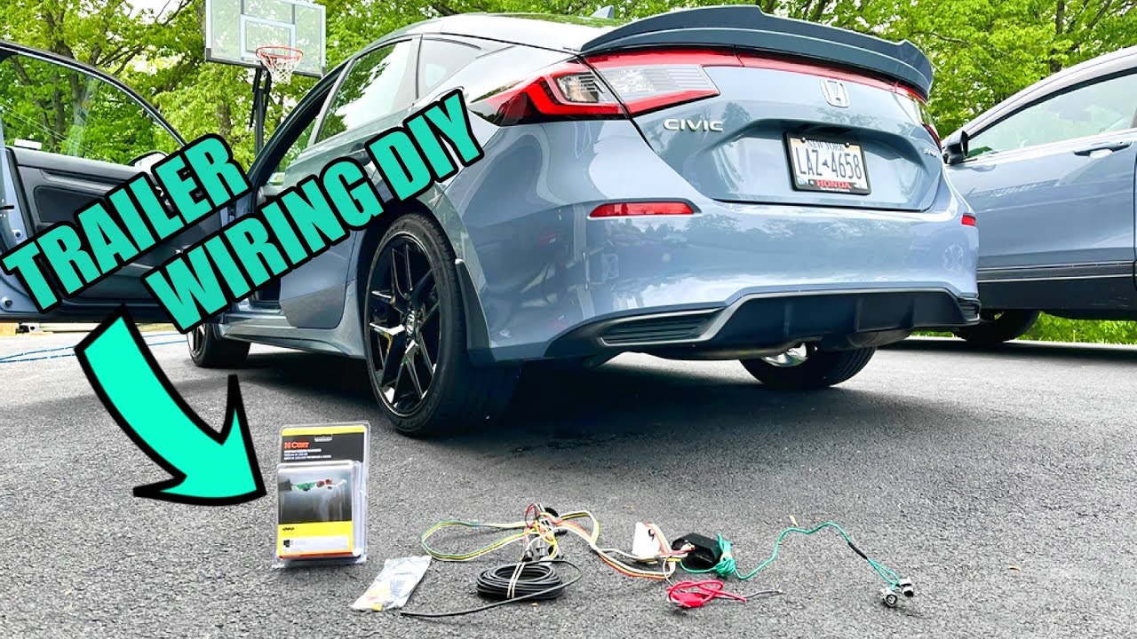 Trailer Wiring Install DIY 2022-2026 Honda Civic