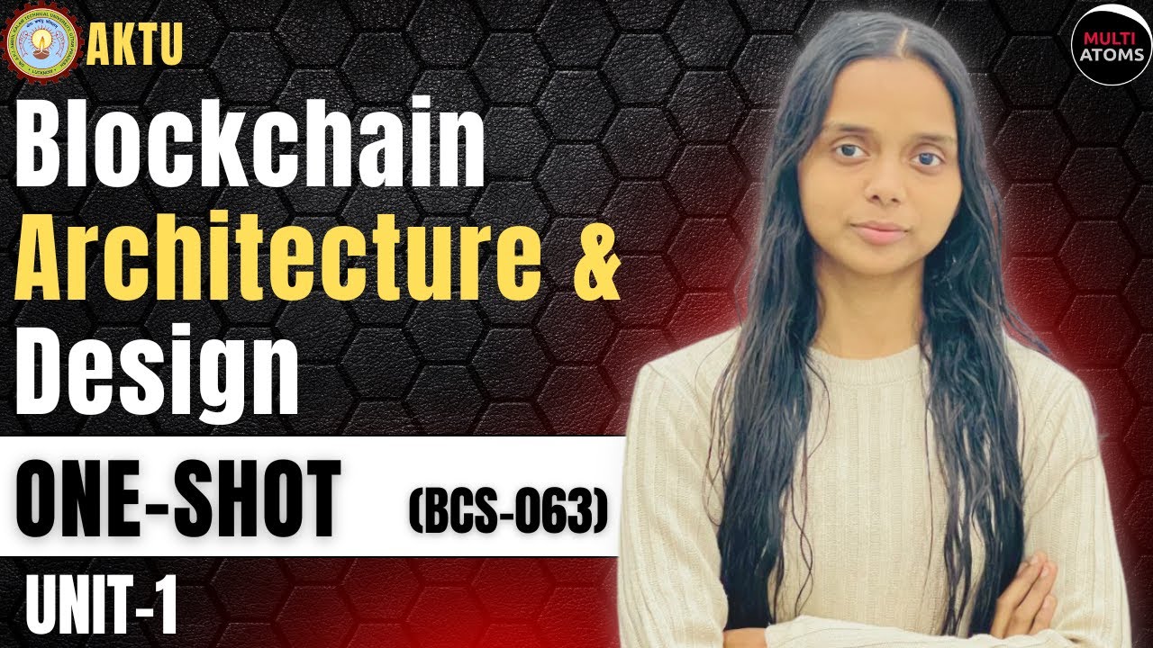 Blockchain Architecture & Design | BCS-063 | Unit-1 | One Shot  | PYQ Solved | Aktu Exams | 3rd Year