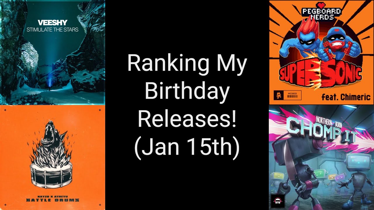 Ranking my birthday releases!