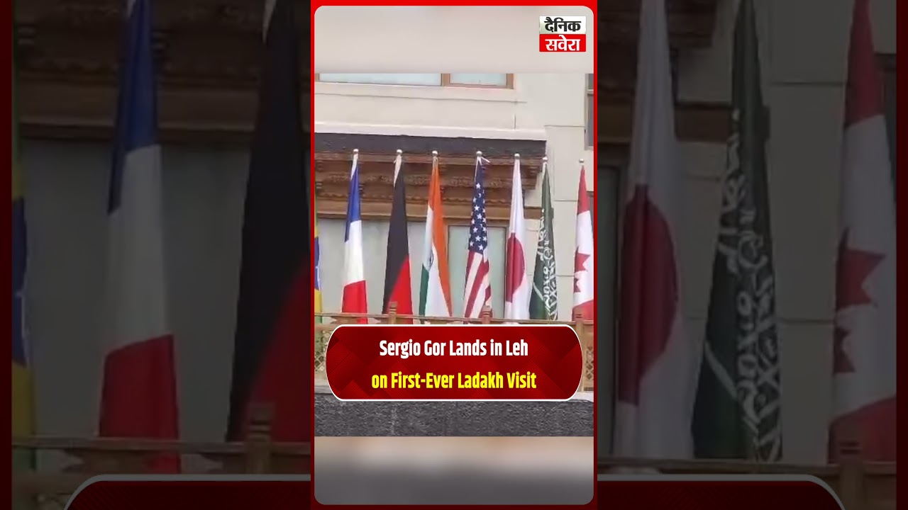 US Ambassador Sergio Gor Arrives in Leh on Maiden Ladakh Visit
