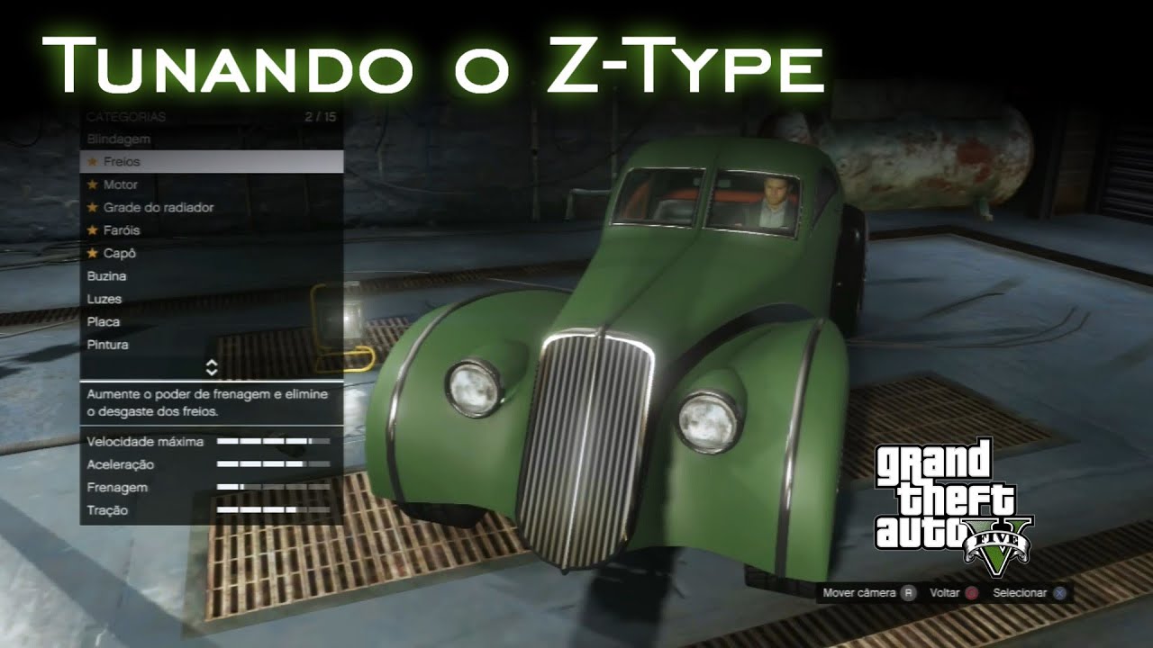 Tunando o Z-Type | GTA V [PT-BR]
