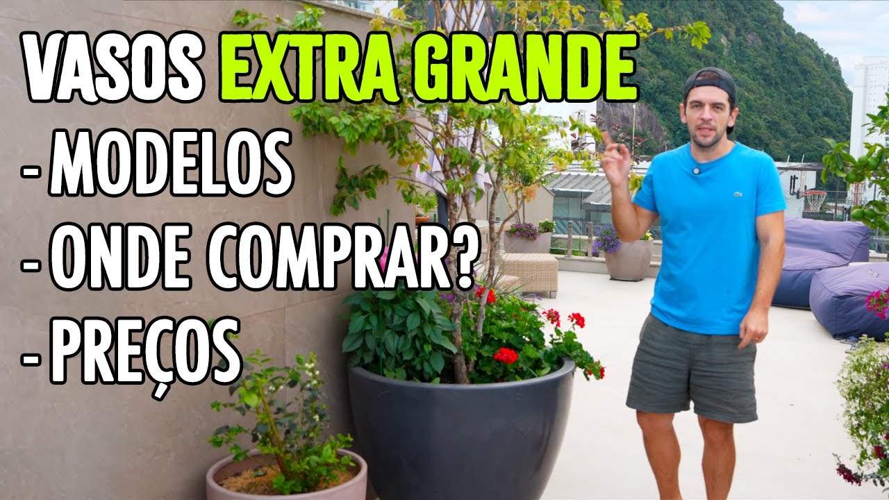 Vasos Grandes para Plantas: Modelos, Preços e onde Comprar!