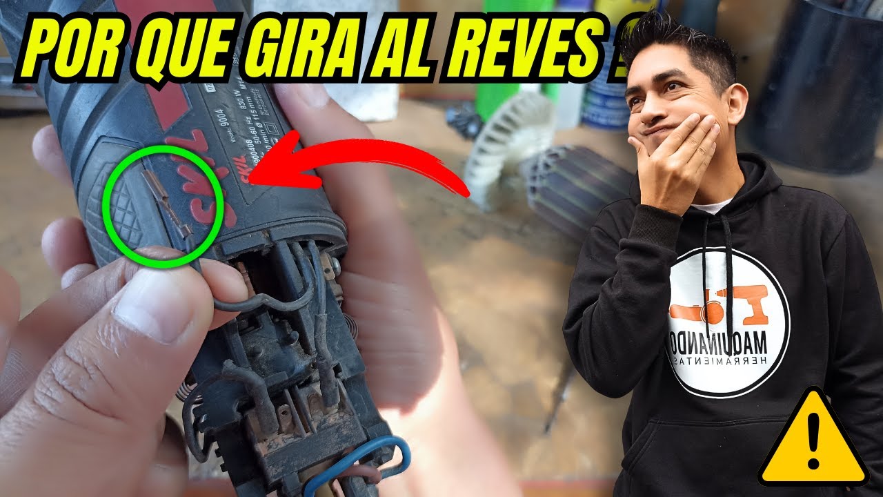 ¡PELIGRO! ¿Tu amoladora gira al revés? Esto puede ser MORTAL