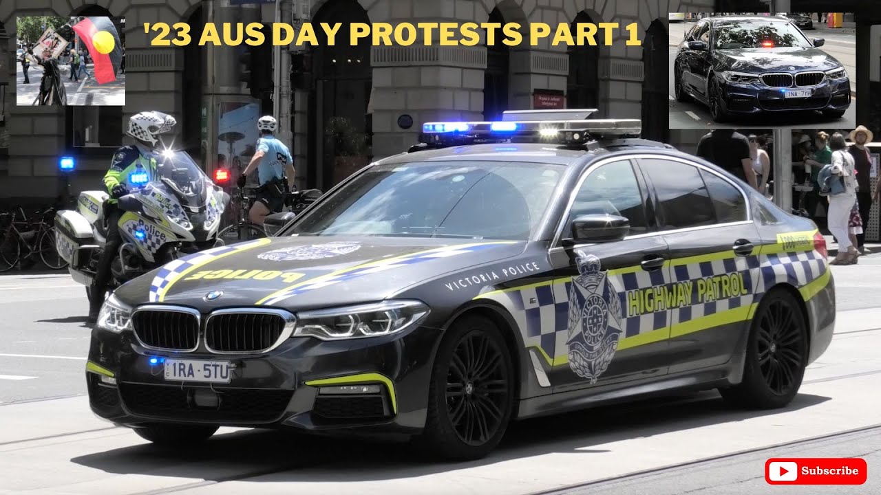 Invasion Day or Australia Day | Part 1 - The Setup [Large Amount of Police Escorting Protests]