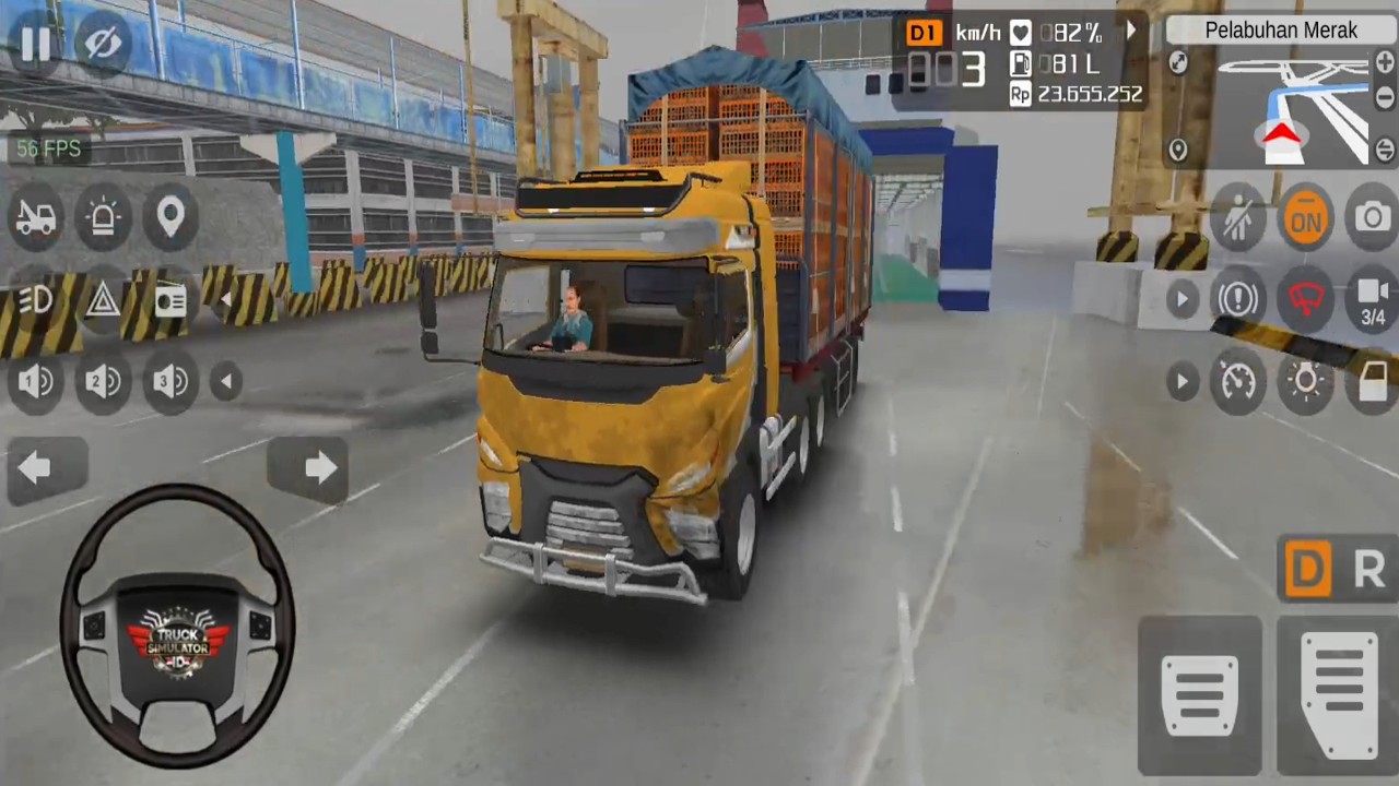 Truck Simulator Indonesia - Truck Angkut Ayam Ke Kota - Android Play Game Video