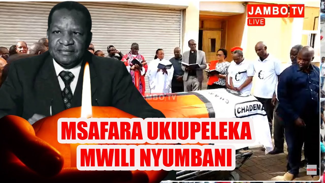 🔴#LIVE: MAELFU YA WANA CHADEMA WANAUFUATA MWILI WA MTEI KWA KISHINDO, HECHE AWAONGOZA