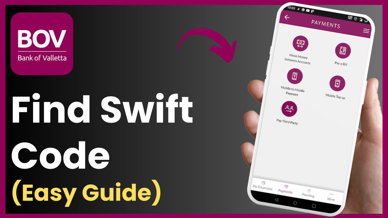 How To Find Swift Code Of HSBC Bank Malta