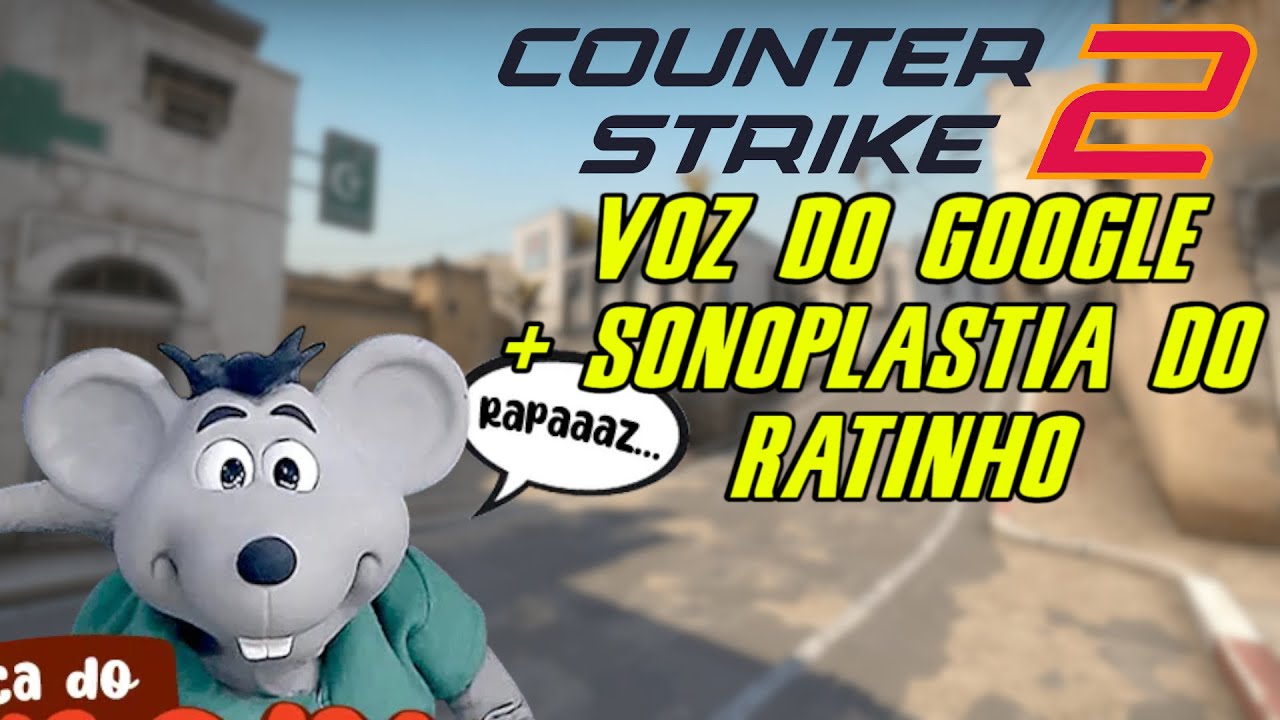 CS 2 com Voz do Google e Efeitos do Ratinho - MOMENTOS ENGRAÇADOS DA LIVE  #1 😂