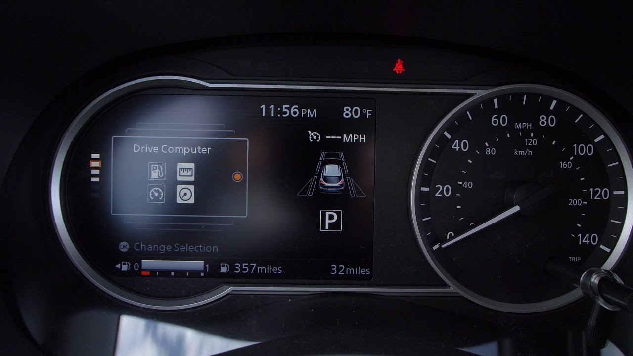 2020 Nissan Kicks Dashboard Walkthrough-Vehicle Information System