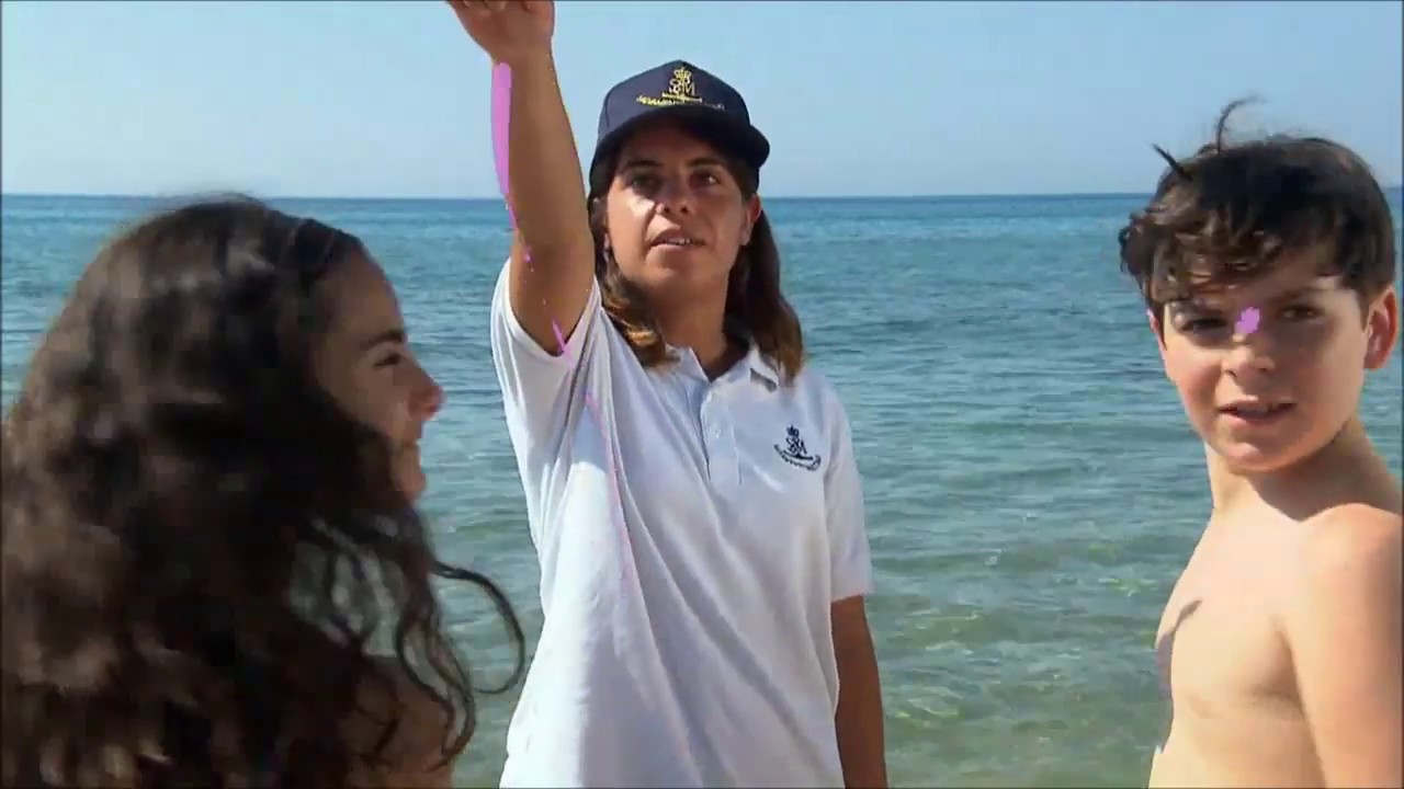 Las banderas de la playa