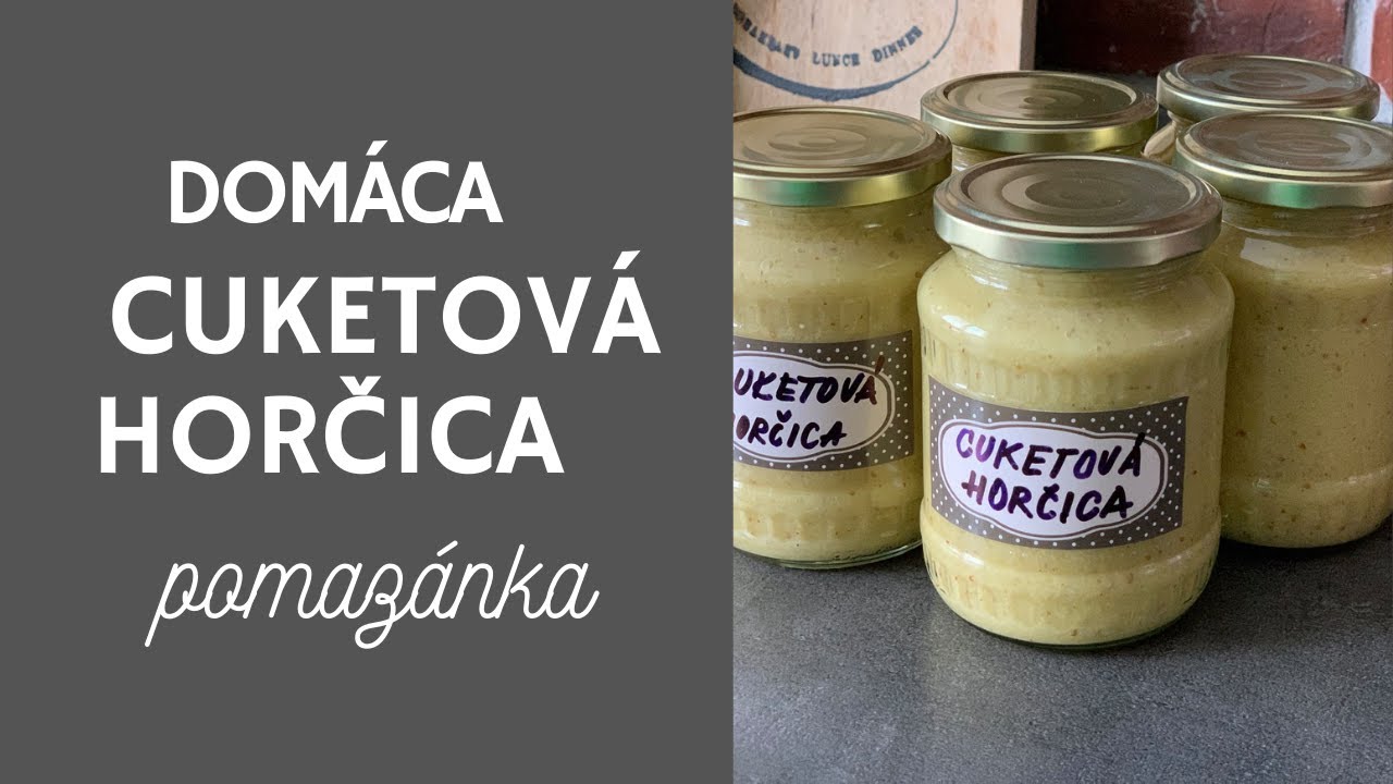 Domáca Cuketová Horčica.