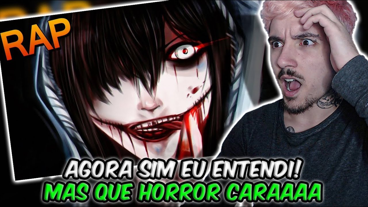 (AGORA EU ENTENDI!) REAGINDO ao Rap do Jeff The Killer 