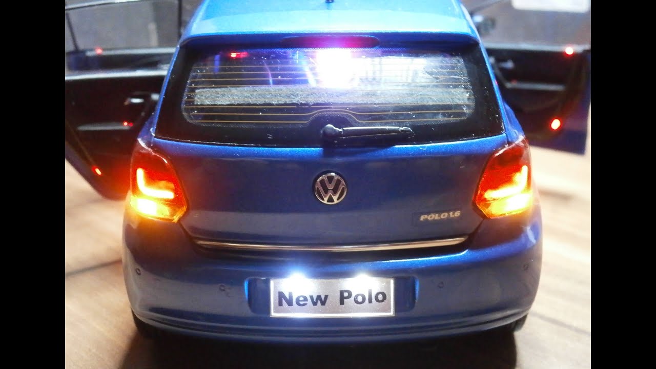 1:18 LED Tuning Car VW Polo Modellbau DDR 136