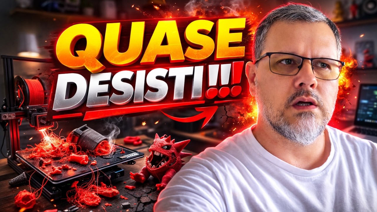 Tentando Viver de Impressão 3D Erros Prejuizos e o Aprendizado Real Quase desisti #impressão3d