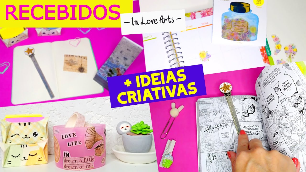 Recebidos In Love Arts + Ideias Incr&iacute;veis para fazer em casa [ DIY ]