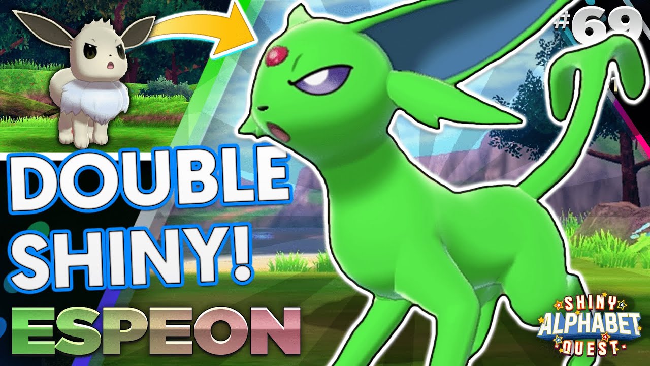 DOUBLE SHINY EEVEE! Insane Shiny Espeon! | Sword and Shield Shiny Reaction | #69