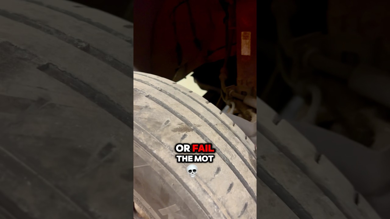 Will this tyre pass the MOT? 🛞❌✅ #MOTCheck #CarMaintenance #mechanic  #MechanicTips