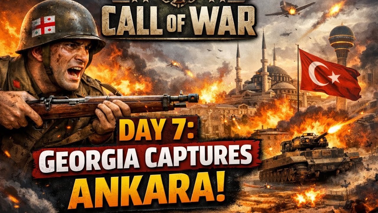 Call of War Day 7 | Georgia Captures Ankara 🇬🇪🔥