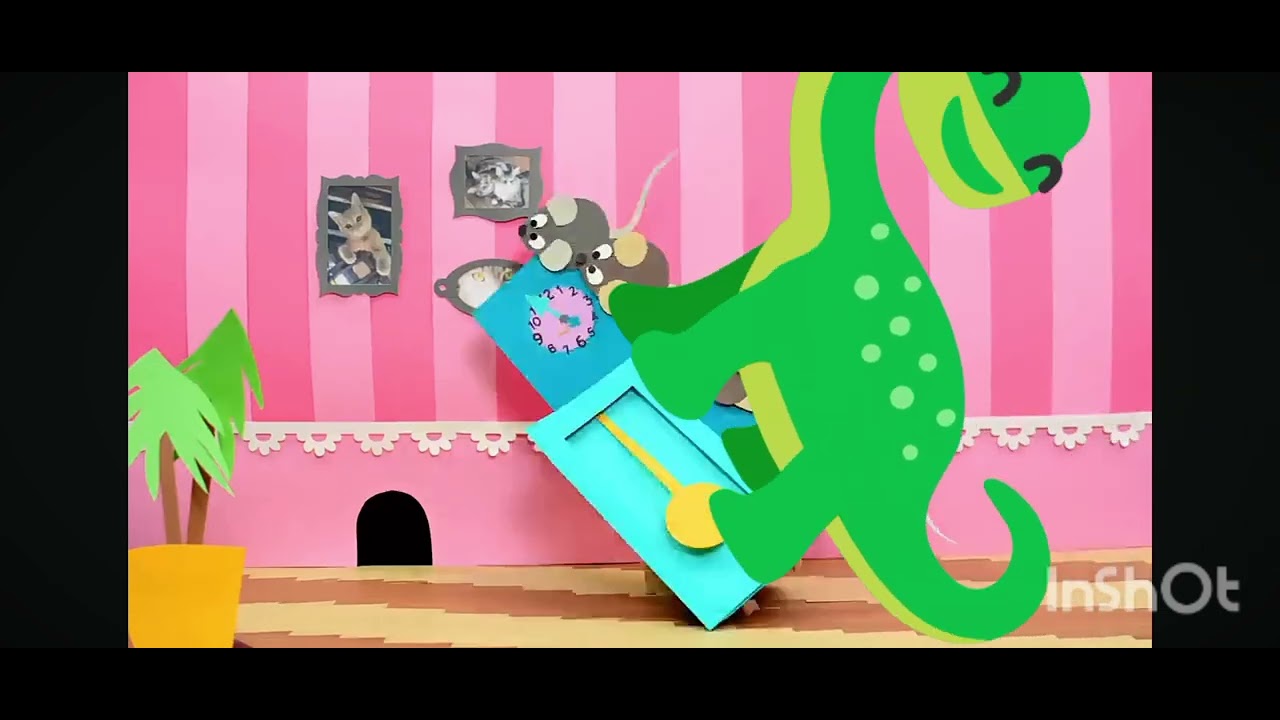 Hickory Dickory Dock Dinossuar Not Five Mice