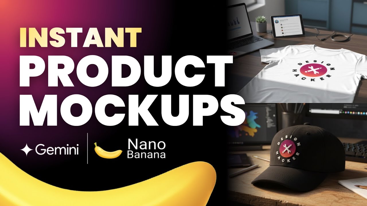 How I Make Perfectly Branded PRODUCT MOCKUPS Fast with Nano Banana AI