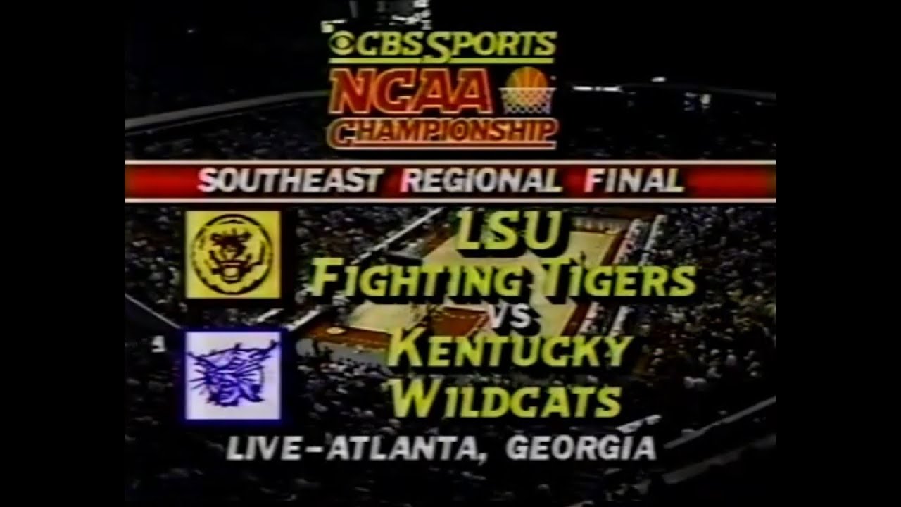3/22/1986 Kentucky vs LSU basketball