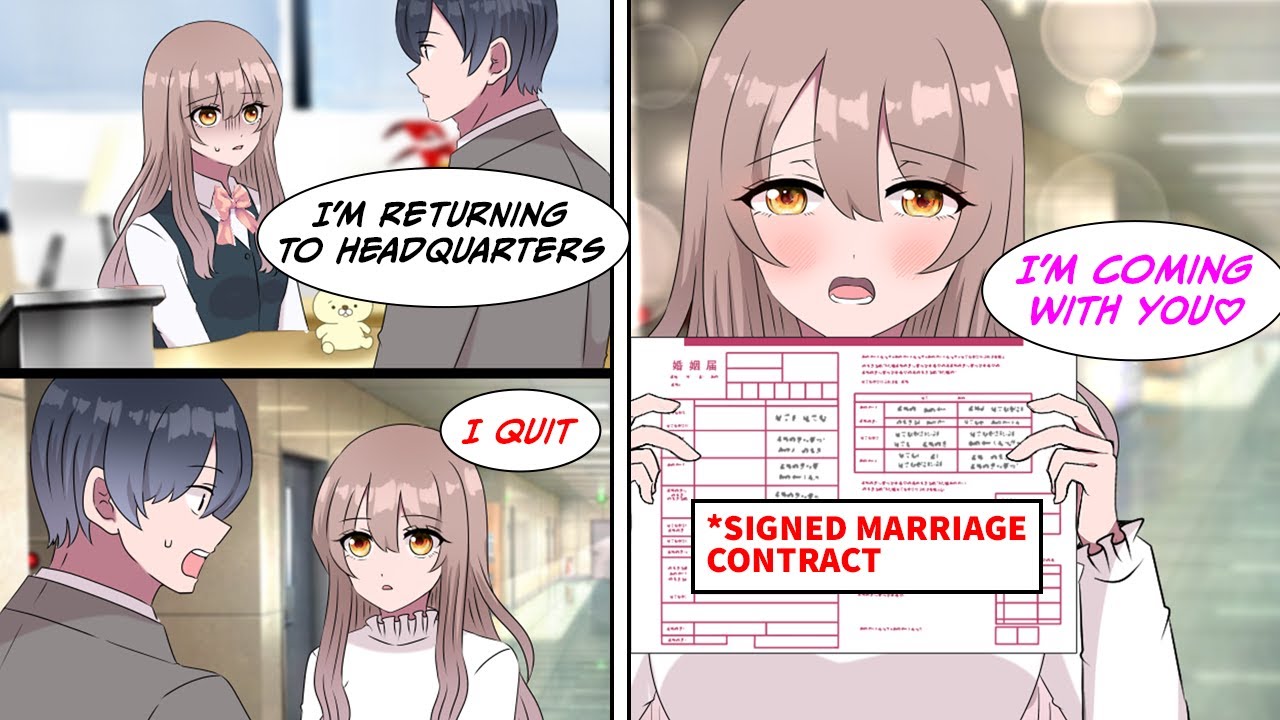 [Manga Dub] I told the receptionist of a client company that I was leaving, then this happened...
