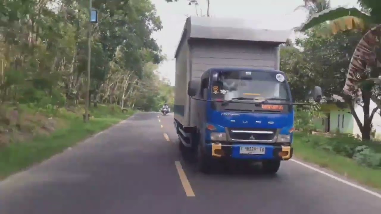 Truk bok oleng _(cctv Wanasalam) _@lebak banten_@