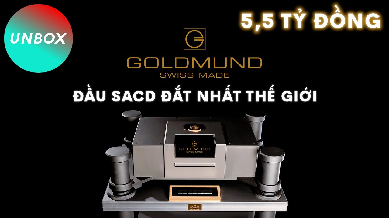 Đầu đĩa SACD đắt nhất thế giới Goldmund Eidos Reference xuất hiện tại Việt Nam