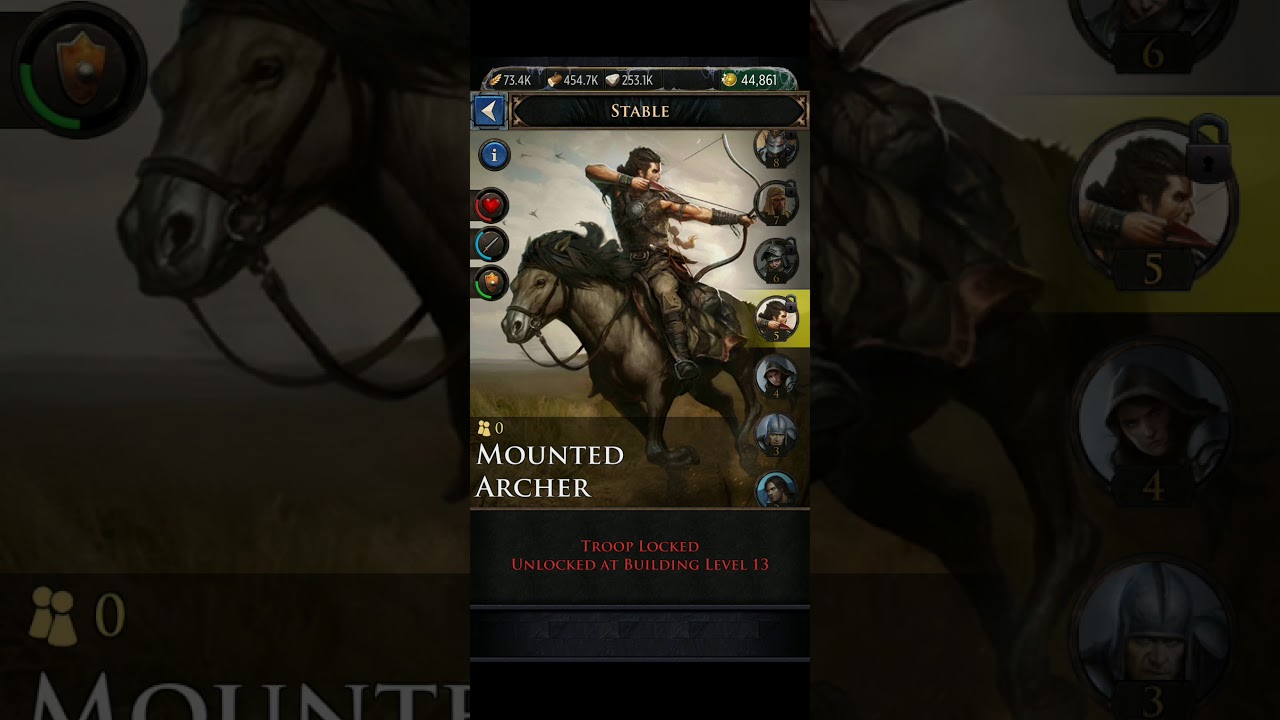 Game of Thrones Conquest Calvary Troops overview and Stables explained