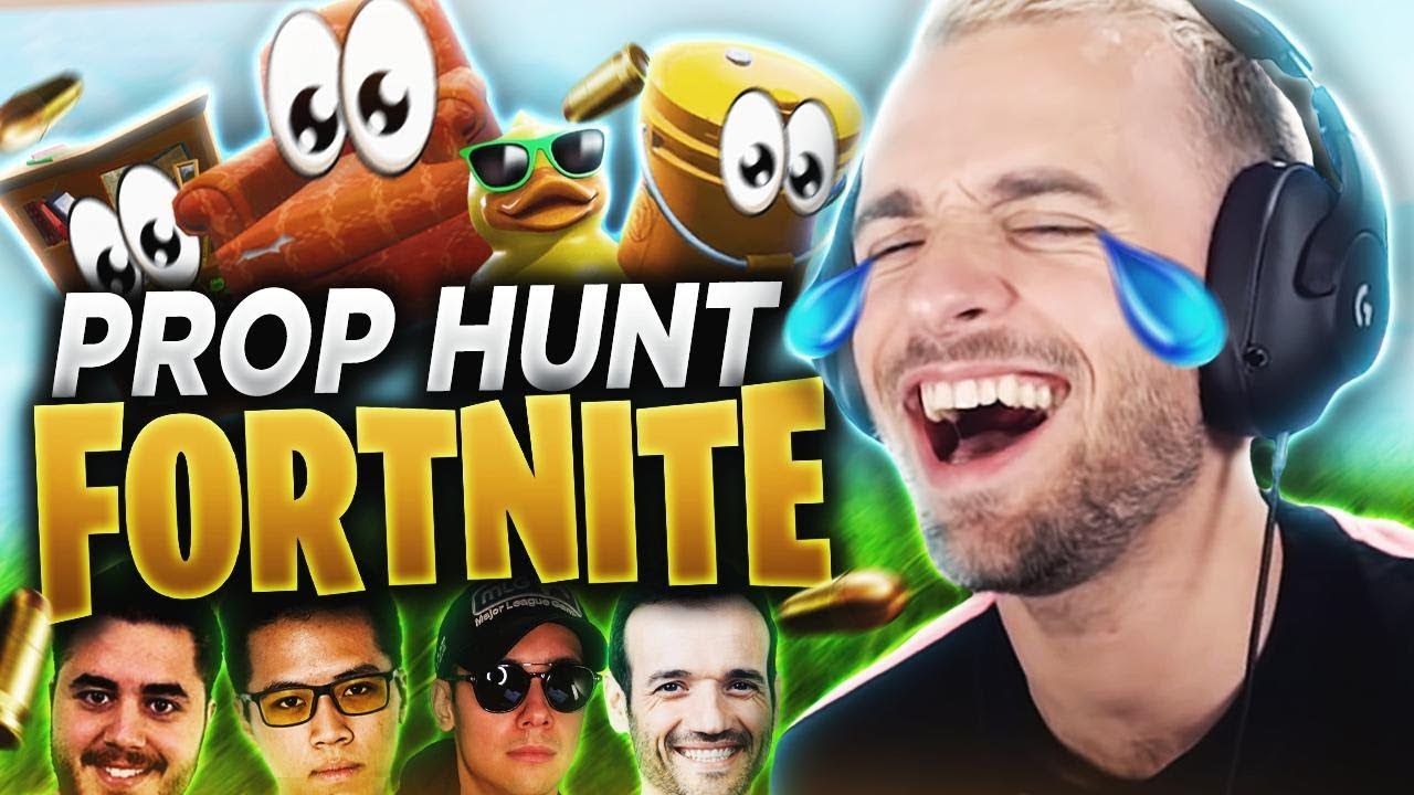 ON ESSAYE LE PROP HUNT FORTNITE ! 😄 (ft. Locklear, Doigby, Fabien Olicard, Kinstaar)
