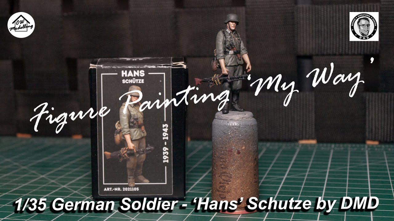 Figure Painting 'My way' - 1/35 German Soldier - 'Hans' Schutze by Dennis Miniatures Design (DMD)